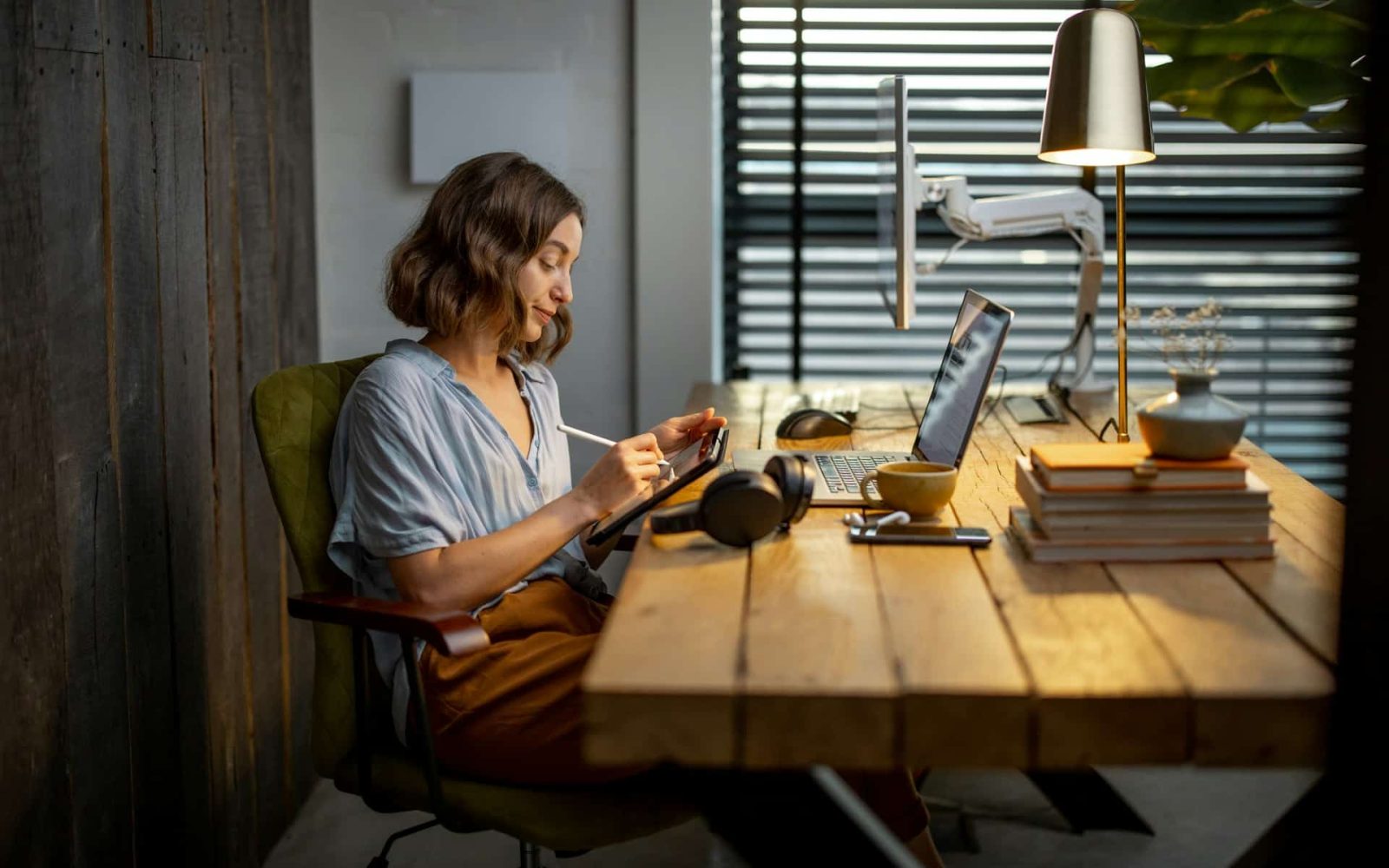 woman sitting